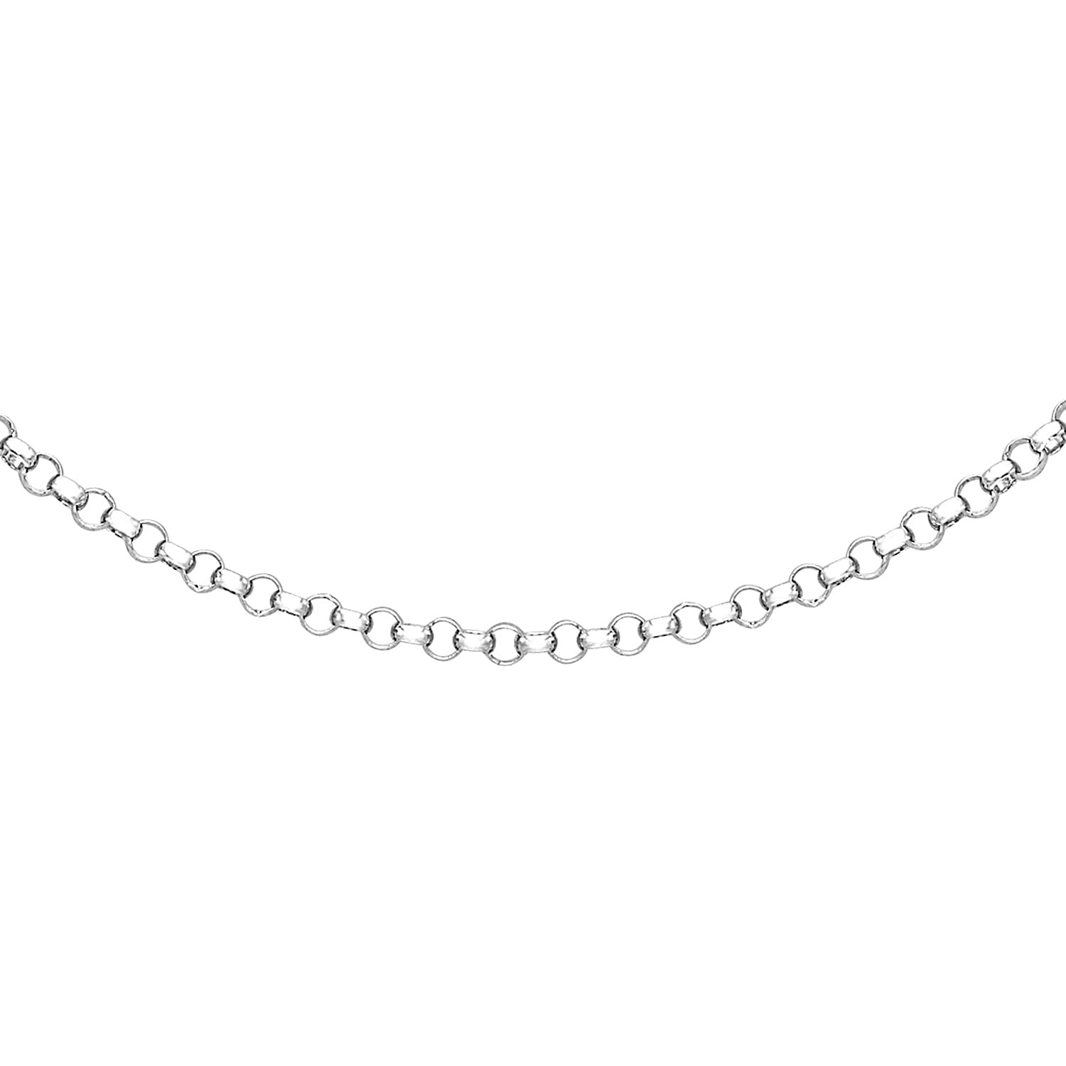 9K White Gold  Chain (Size - 20),  Gold Wt. 3.1 Gms