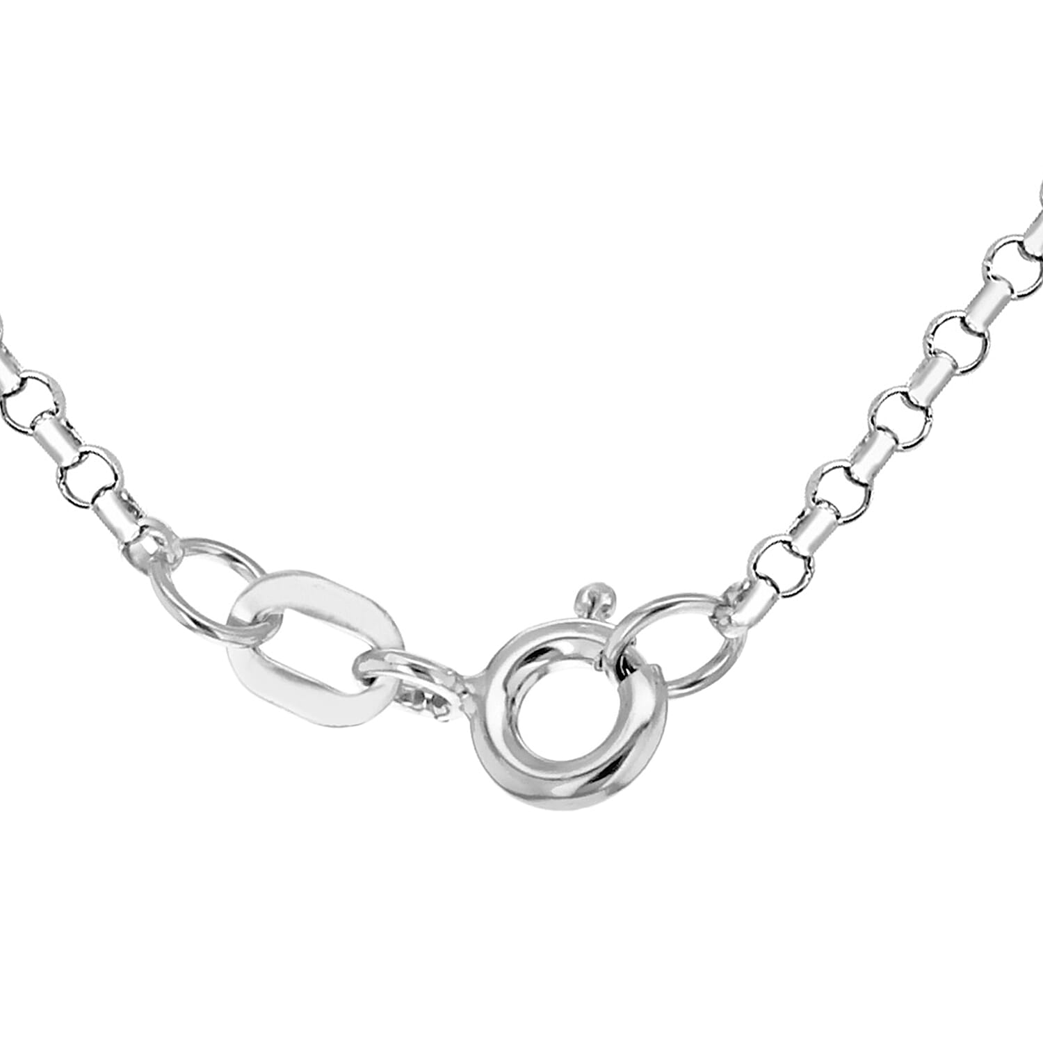 9K White Gold  Chain (Size - 20),  Gold Wt. 3.1 Gms
