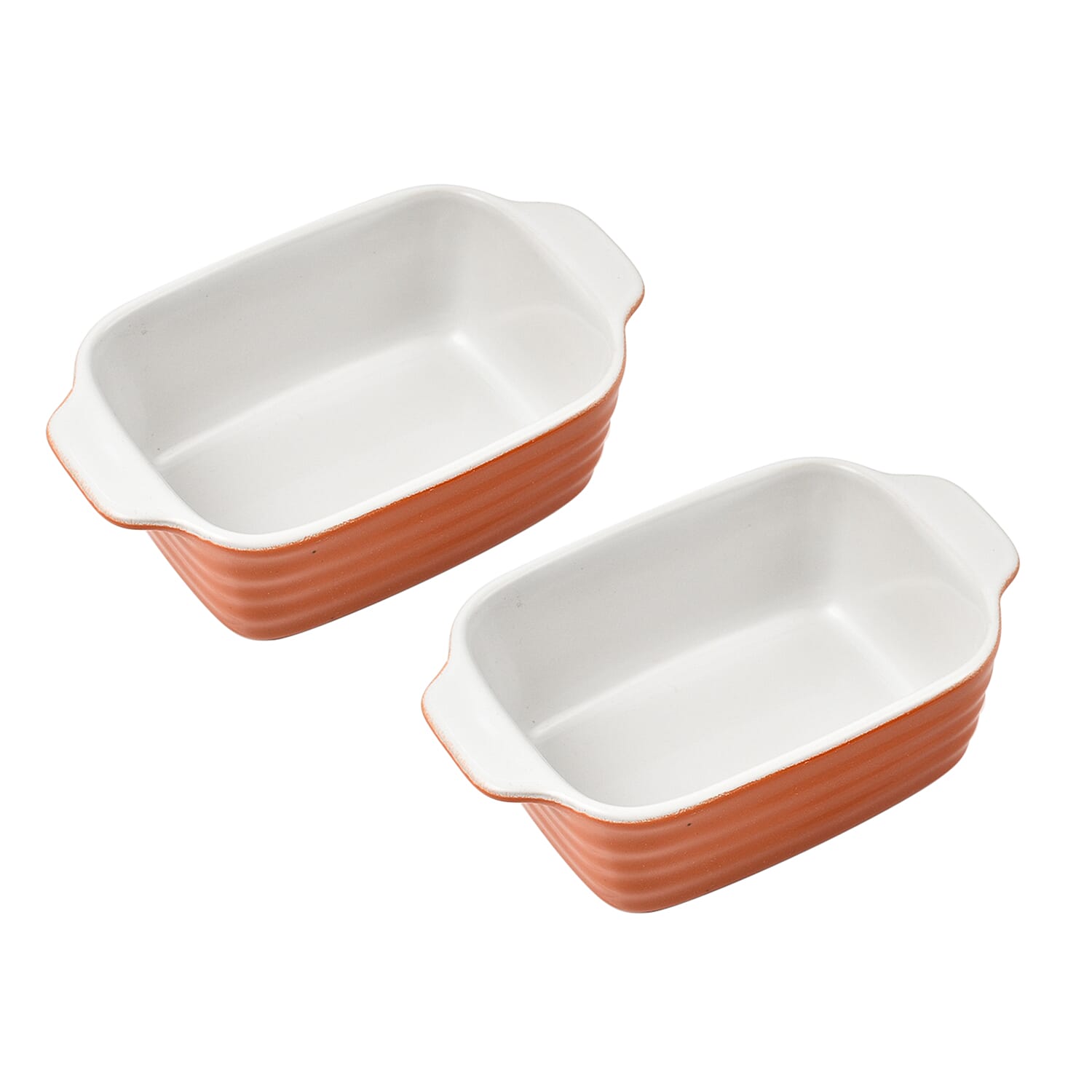 Set of 2 Berndes Mini Roasting Dish (Size 15x9x5 cm) - Orange