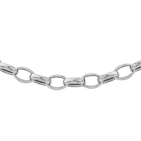 9K White Gold  Chain (Size - 16),  Gold Wt. 2.9 Gms