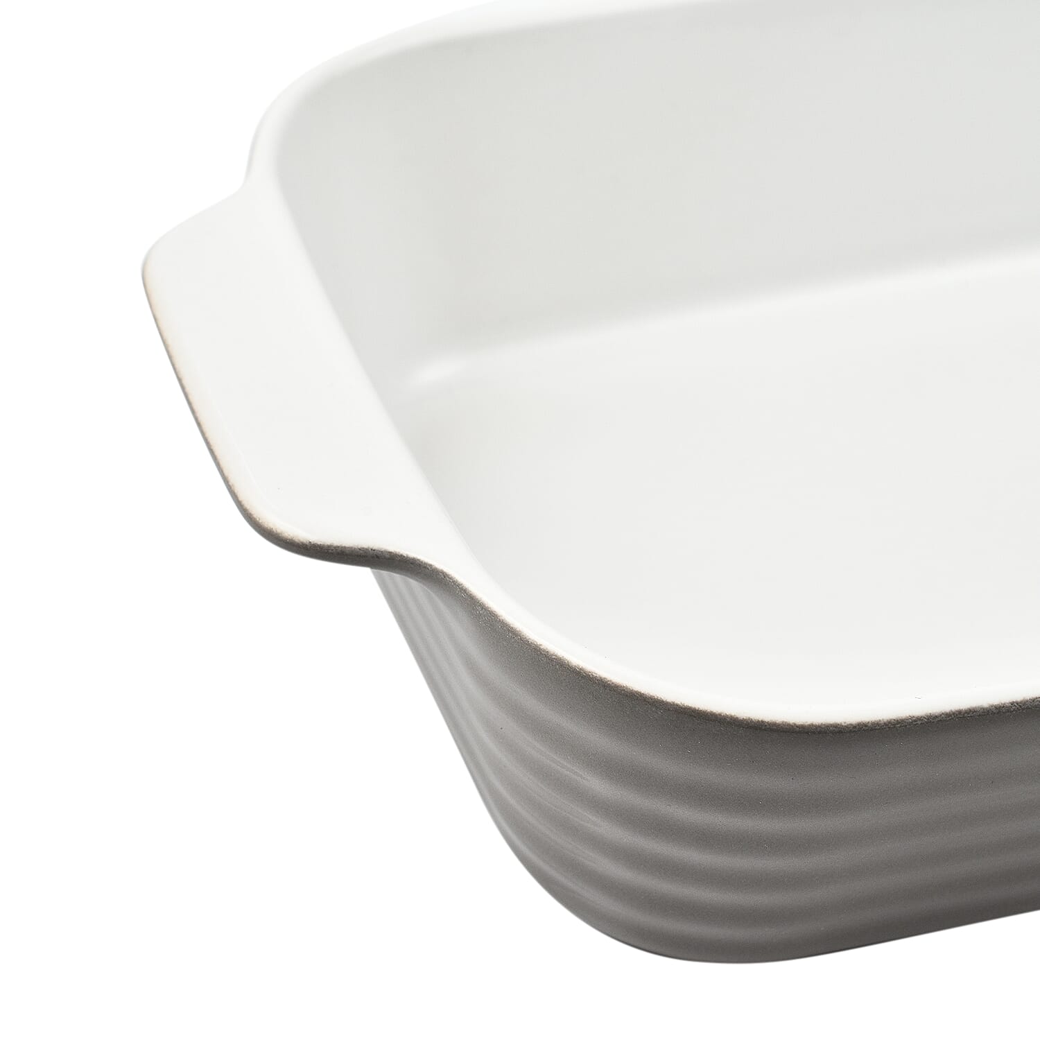 Berndes Roasting Dish (Size 32x19x6 cm) - Grey & White