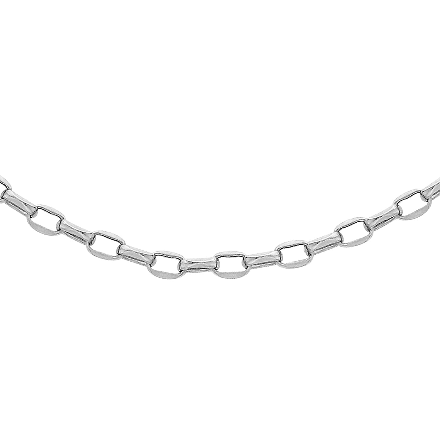9K White Gold  Chain (Size - 24),  Gold Wt. 1.7 Gms