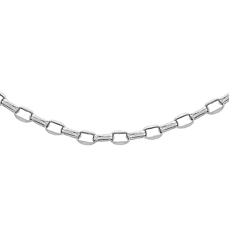 9K White Gold  Chain (Size - 24),  Gold Wt. 1.7 Gms