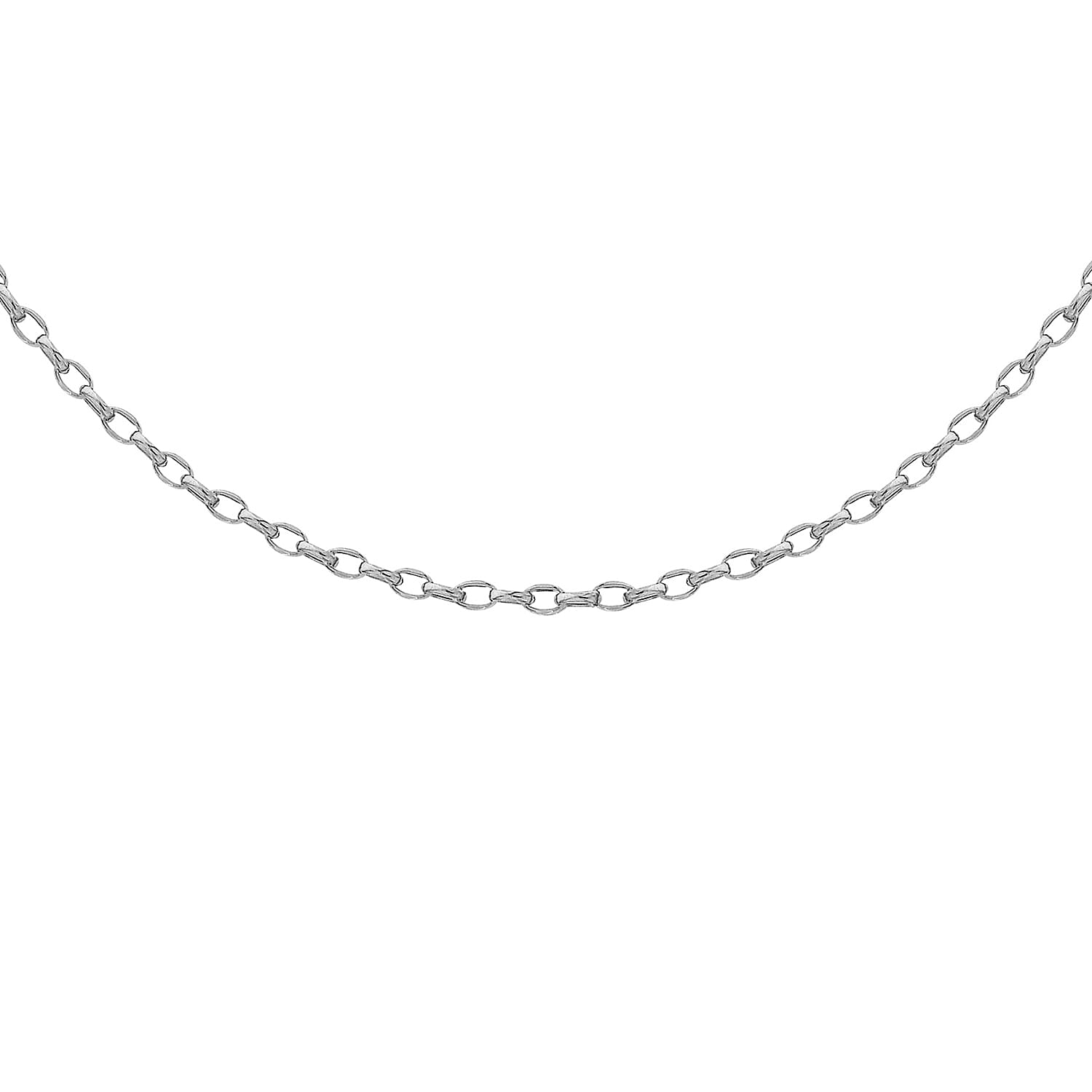9K White Gold  Chain (Size - 22),  Gold Wt. 1.5 Gms