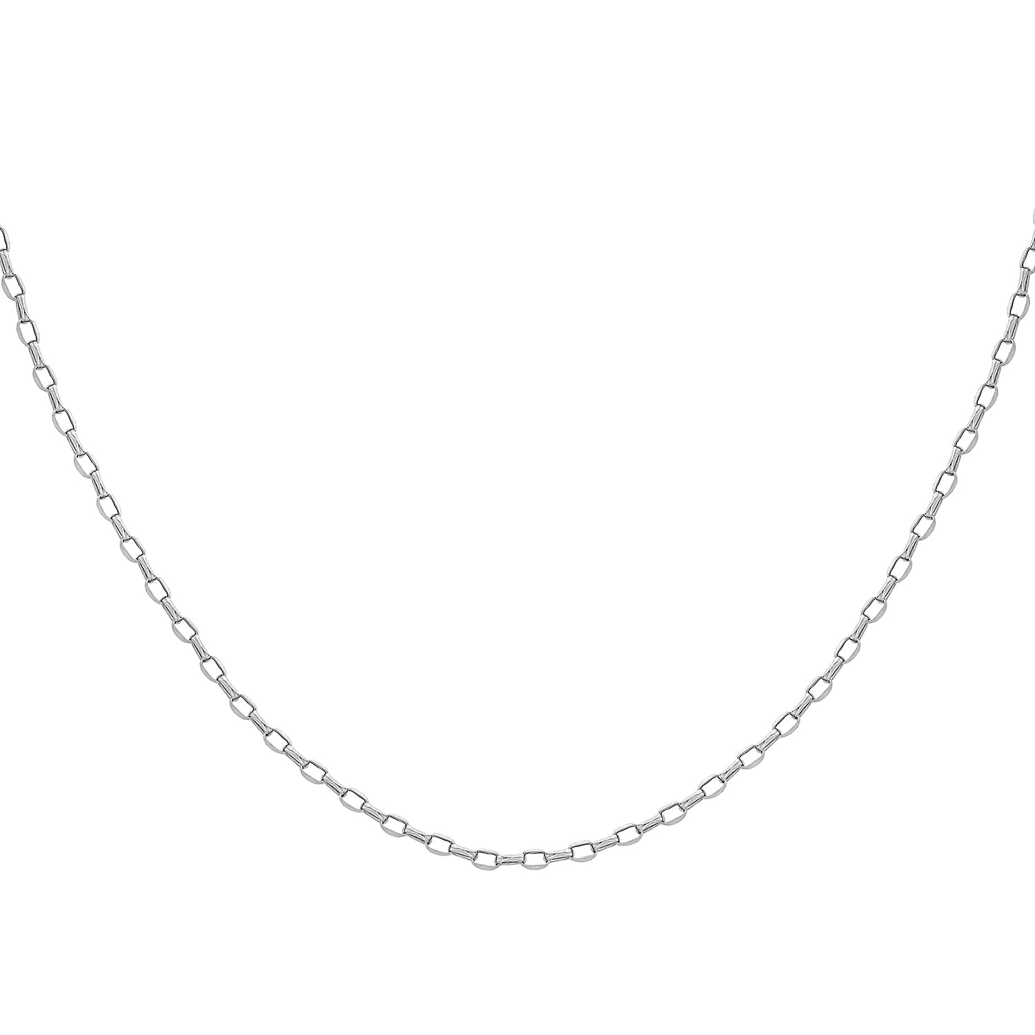 9K White Gold  Chain (Size - 20),  Gold Wt. 1.4 Gms