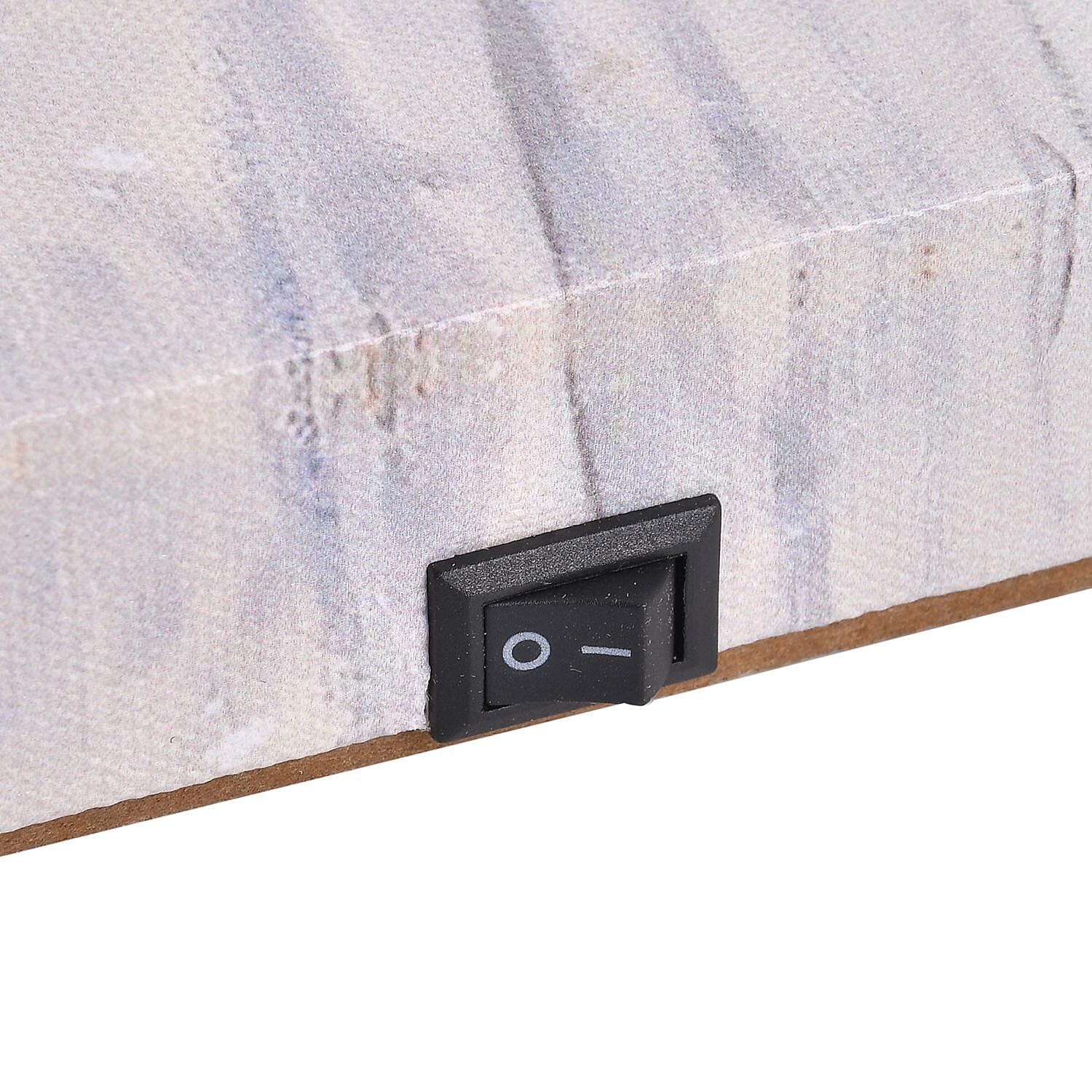 Light up Canvas Wall Decor Printing Snowy Winter Scene 2xAA Battery (Not Inc.) - Snowy - 40cm x 60cm