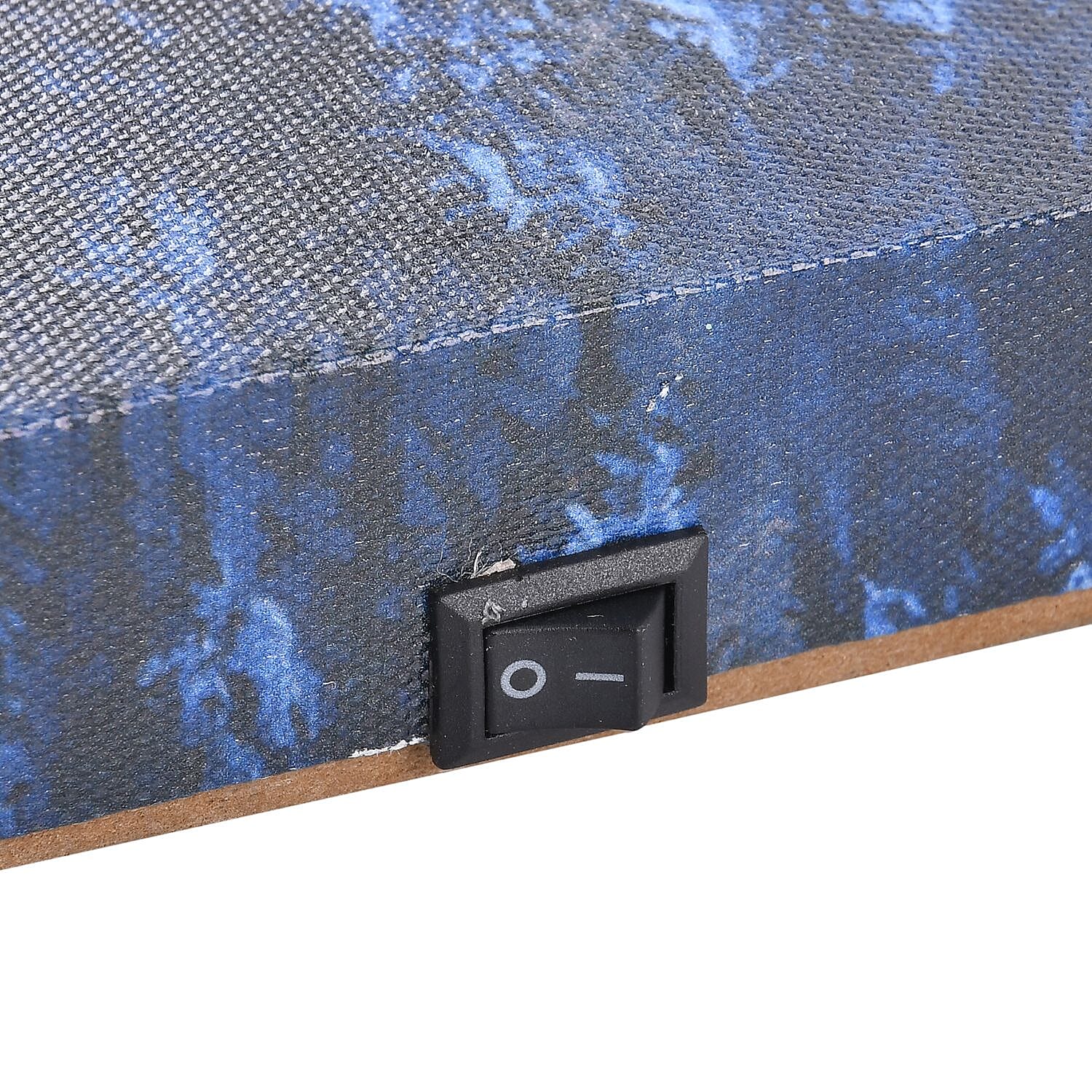 Light up Canvas Wall Decor Printing Snow Covered Trees with a House & Horse Cart Scene 2xAA Battery (Not Inc.) - Night