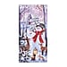 Energy Efficient LED Lighted Canvas  Wall Decor Printing Snowman & Deers Scene 2xAA Battery (Not Inc.)
