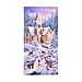 Energy Efficient LED Lighted Canvas  Wall Decor Printing Snowman & Deers Scene 2xAA Battery (Not Inc.)