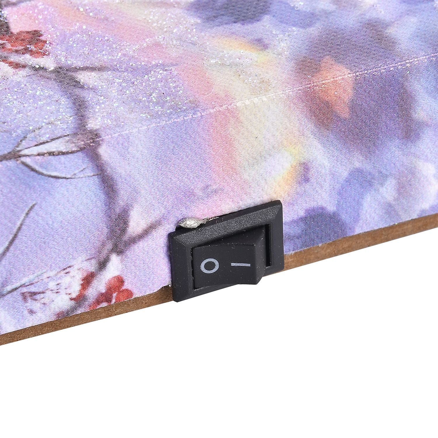 Energy Efficient LED Lighted Canvas Wall Decor Printing Snowy Winter Scene with House 1xAA Battery (Not Inc.)