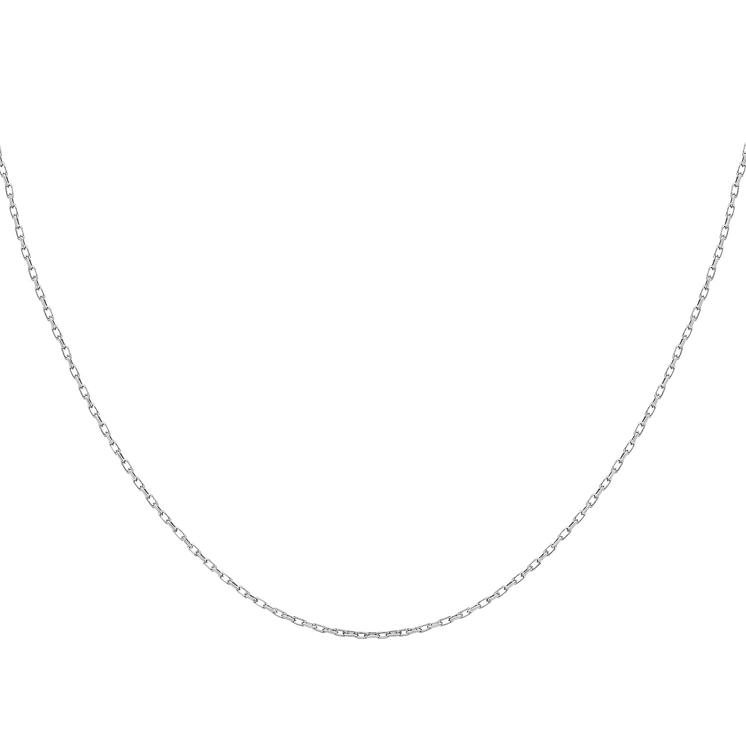 9K White Gold Chain (Size - 20), Gold Wt. 2 Gms 9K White Gold Chain (Size - 20), Gold Wt. 2 Gms