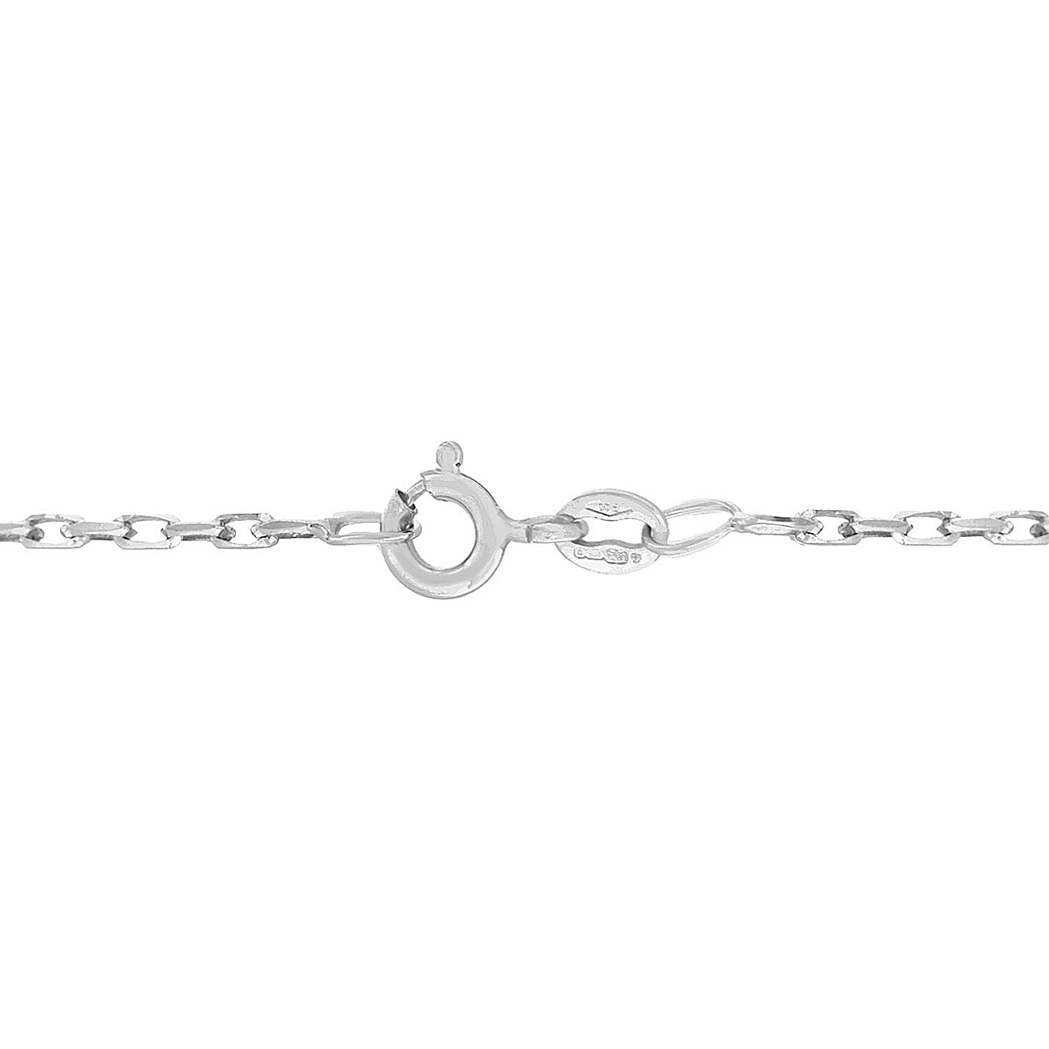9K White Gold Chain (Size - 20), Gold Wt. 2 Gms 9K White Gold Chain (Size - 20), Gold Wt. 2 Gms