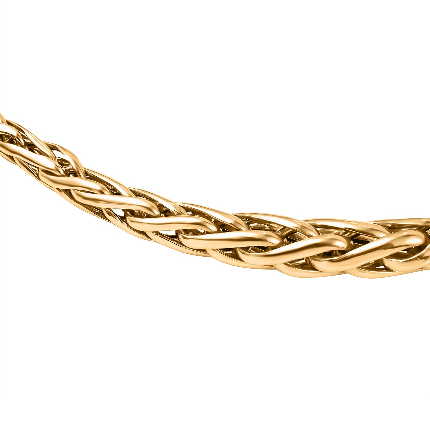 Maestro Collection - 9K Yellow Gold Spiga Necklace (Size - 20), Gold Wt. 12.64 Gms