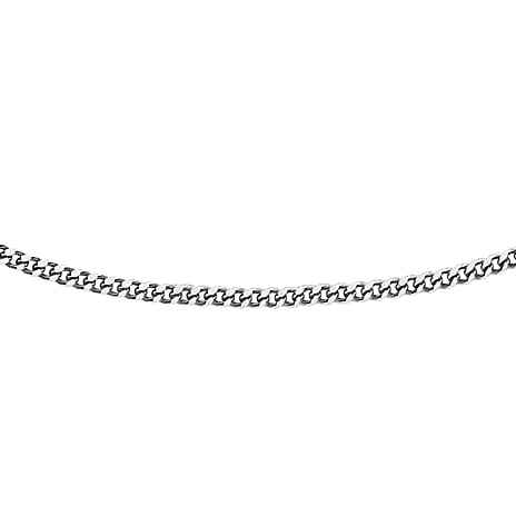 9K White Gold  Chain (Size - 20),  Gold Wt. 0.9 Gms