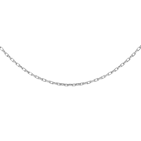9K White Gold  Chain (Size - 18),  Gold Wt. 1.8 Gms