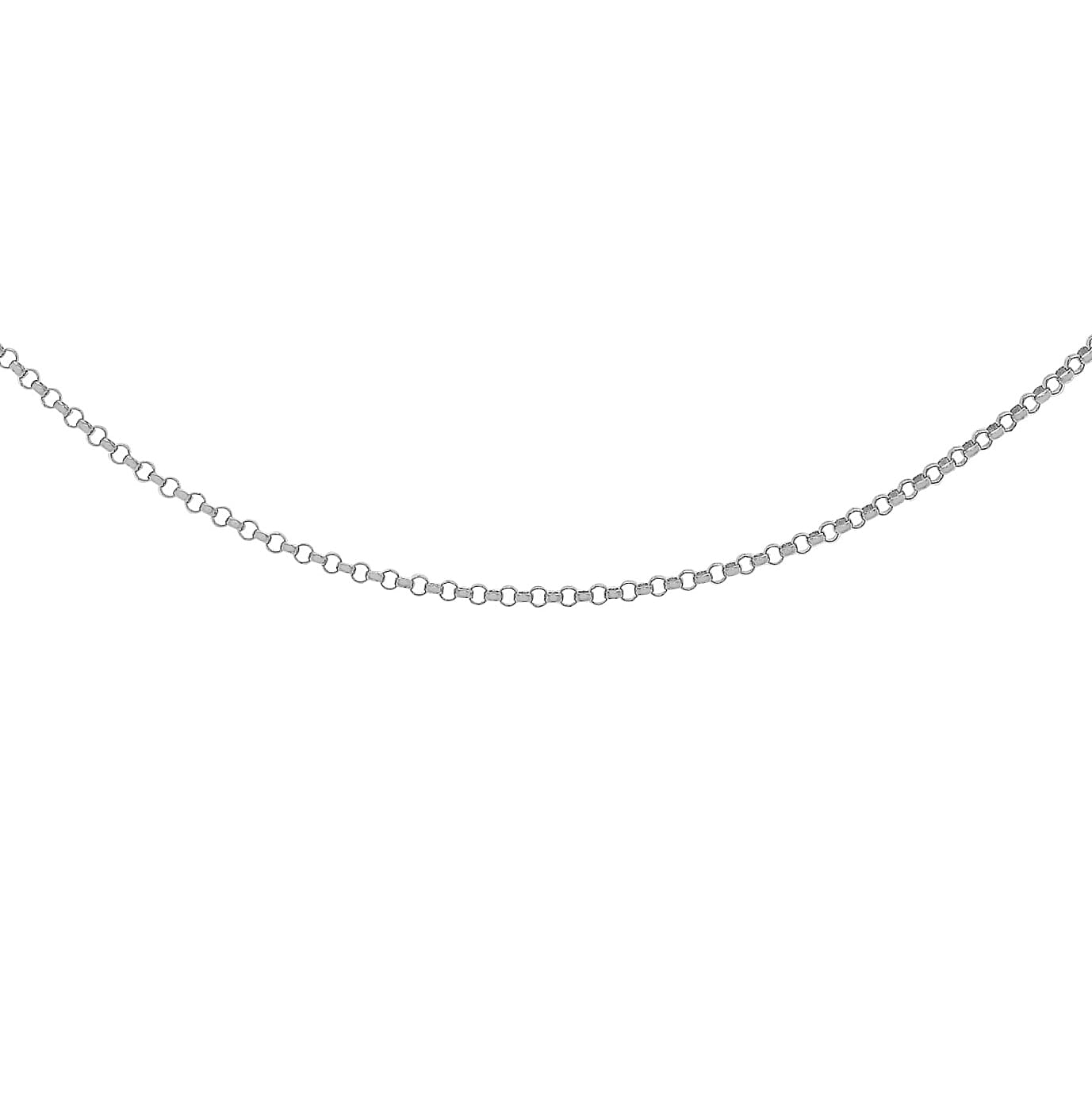 9K White Gold  Chain (Size - 20),  Gold Wt. 1.7 Gms