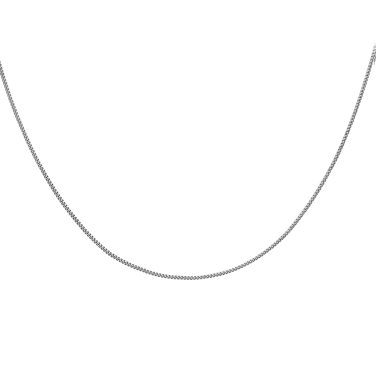 9K White Gold  Chain (Size - 24),  Gold Wt. 1.8 Gms
