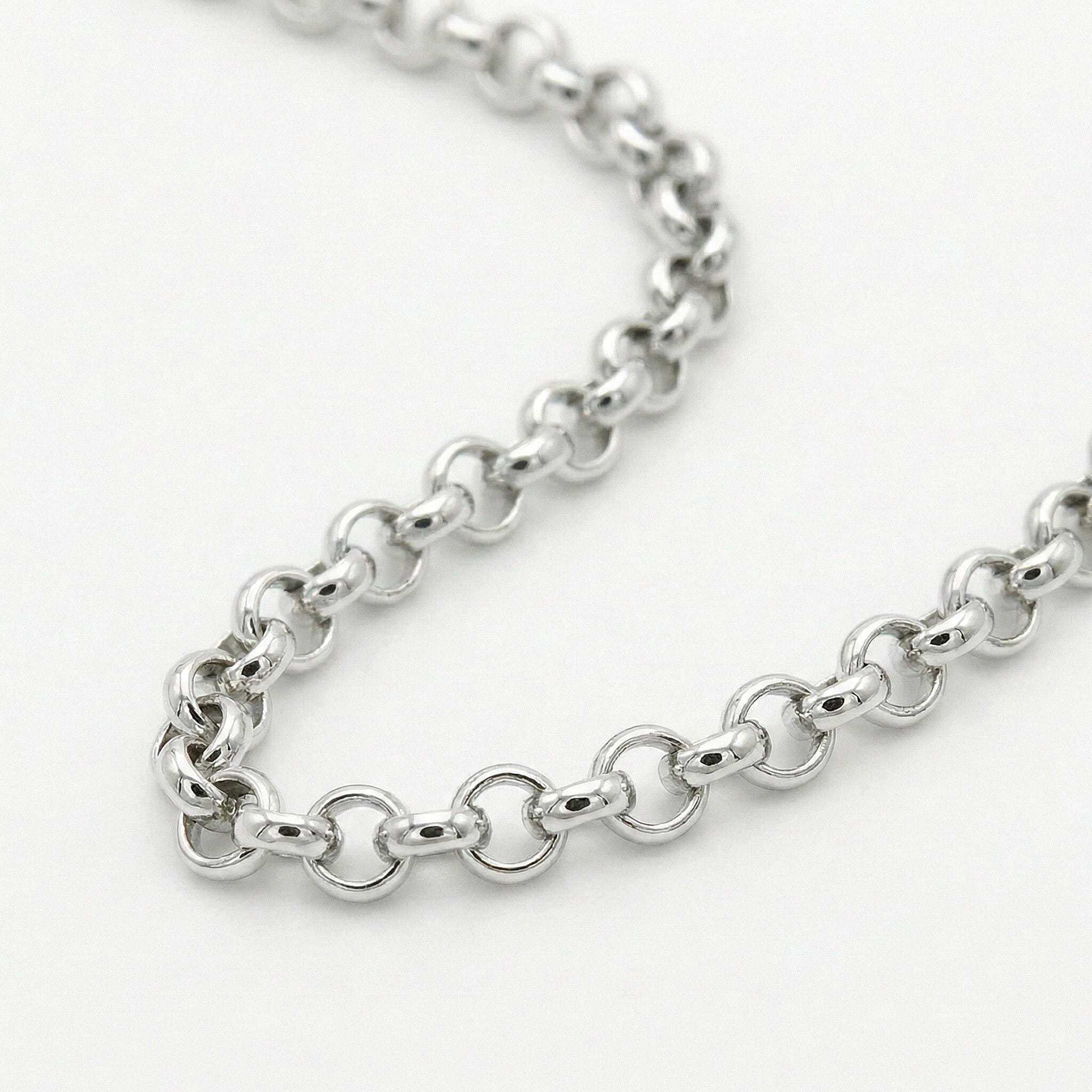9K White Gold  Chain (Size - 18),  Gold Wt. 1.1 Gms