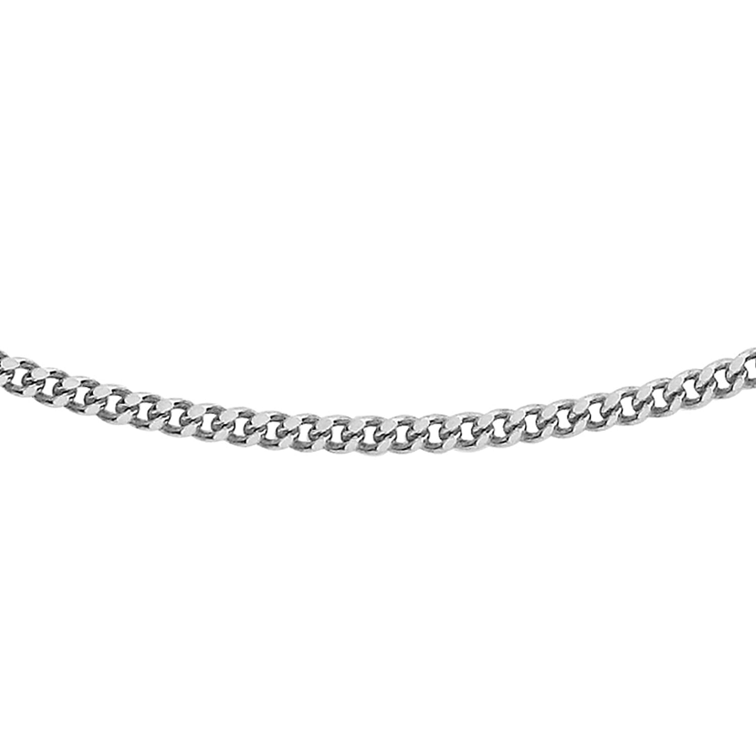 9K White Gold Chain (Size - 16), Gold Wt. 2.2 Gms 9K White Gold Chain (Size - 16), Gold Wt. 2.2 Gms