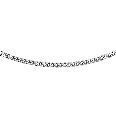 9K White Gold  Chain (Size - 18),  Gold Wt. 2.5 Gms