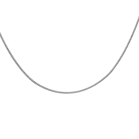 9K White Gold  Chain (Size - 20),  Gold Wt. 2.8 Gms