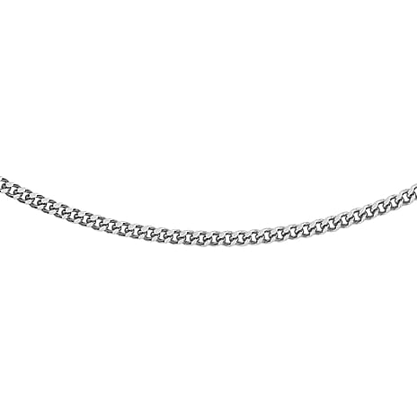 9K White Gold  Chain (Size - 22),  Gold Wt. 3 Gms