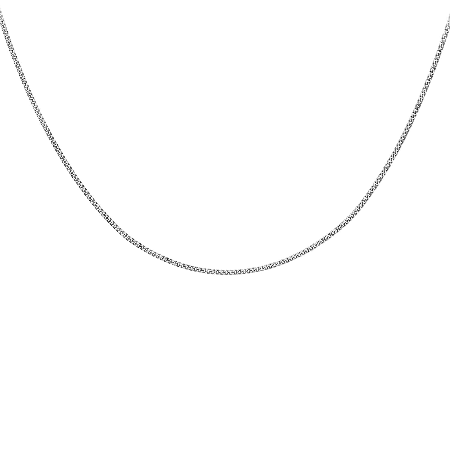 9K White Gold  Chain (Size - 22),  Gold Wt. 3 Gms