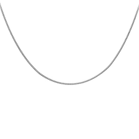 9K White Gold  Chain (Size - 22),  Gold Wt. 3 Gms