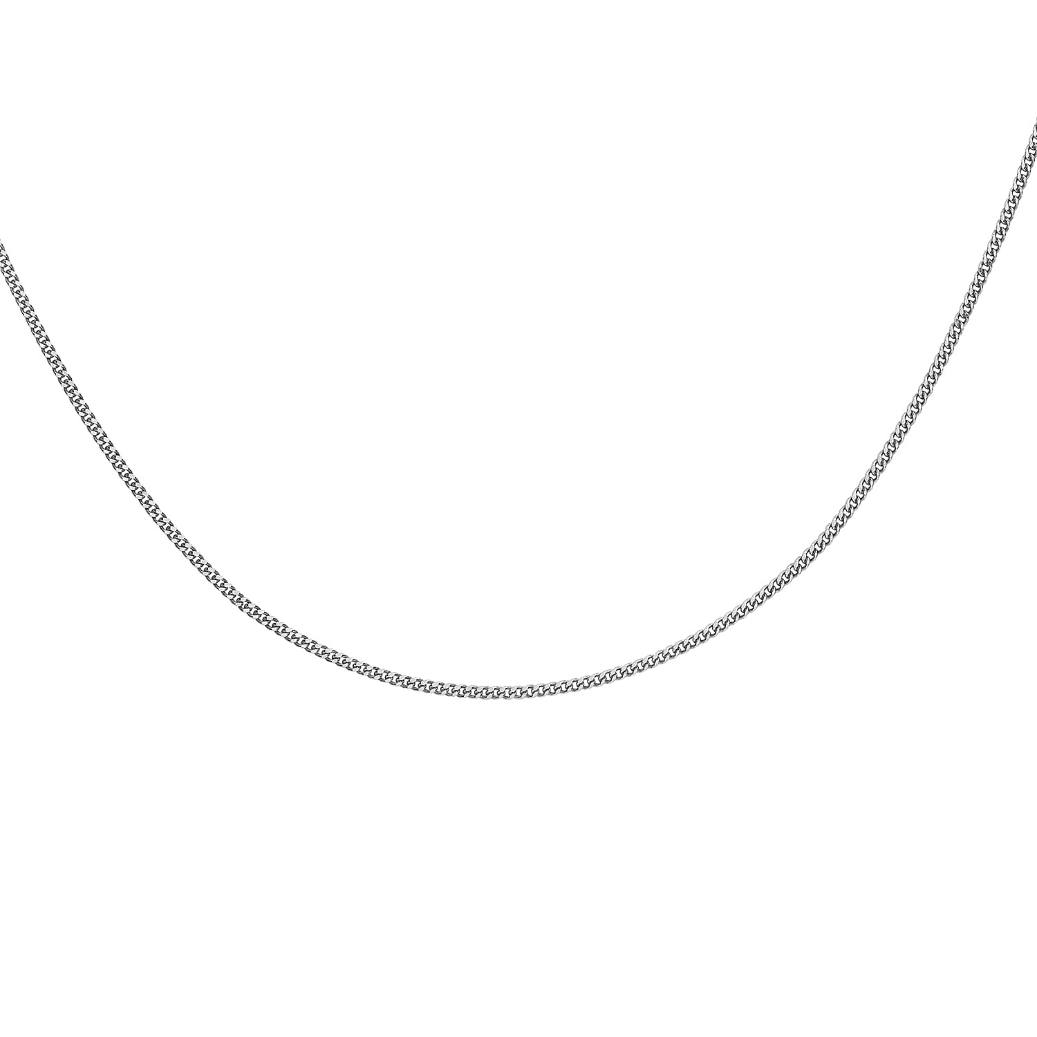 9K White Gold  Chain (Size - 22),  Gold Wt. 3 Gms