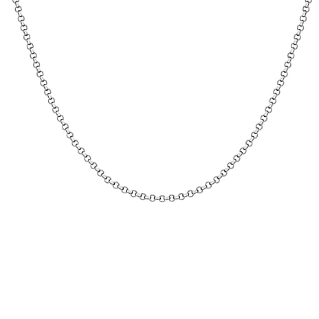 9K White Gold  Chain (Size - 20),  Gold Wt. 4.8 Gms