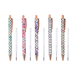 Set of 5 Pens with 5 pcs Replacement Ink