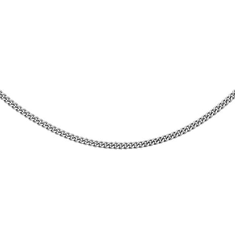 9K White Gold  Chain (Size - 20),  Gold Wt. 4.8 Gms
