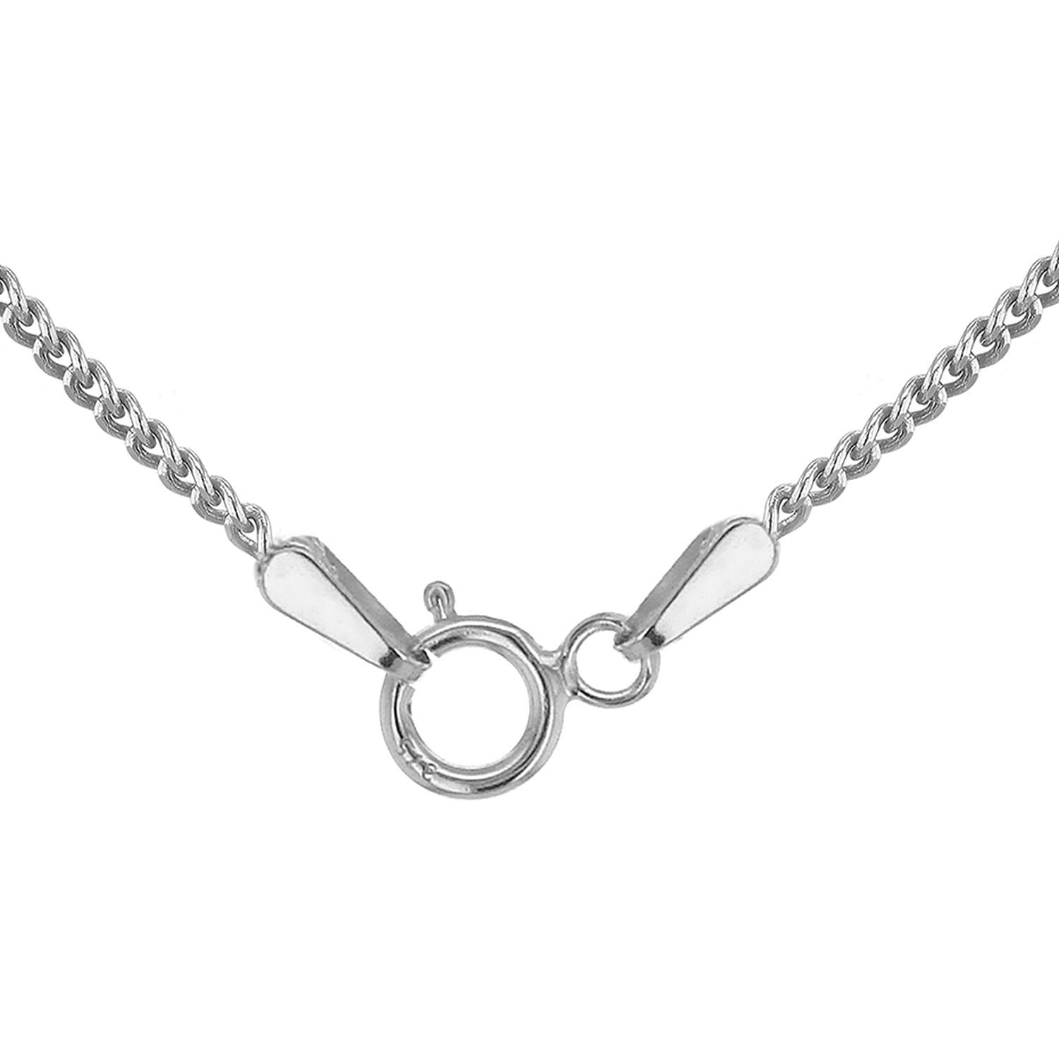 9K White Gold  Chain (Size - 20),  Gold Wt. 4.8 Gms