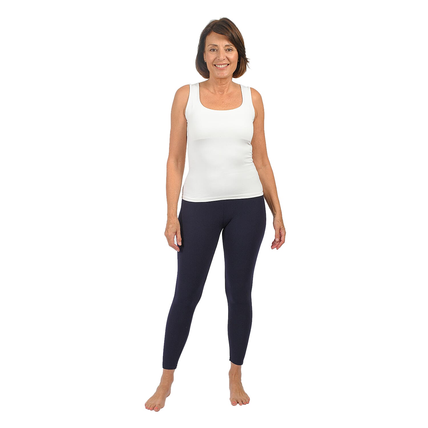 Urban Mist Ultra Soft Stretch Legging (Size Small - Medium - 8 - 14) - Navy