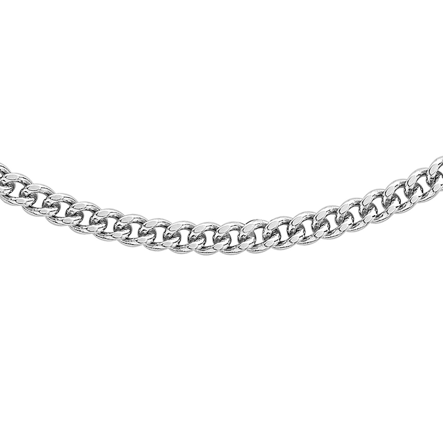 9K White Gold  Chain (Size - 20),  Gold Wt. 6.9 Gms