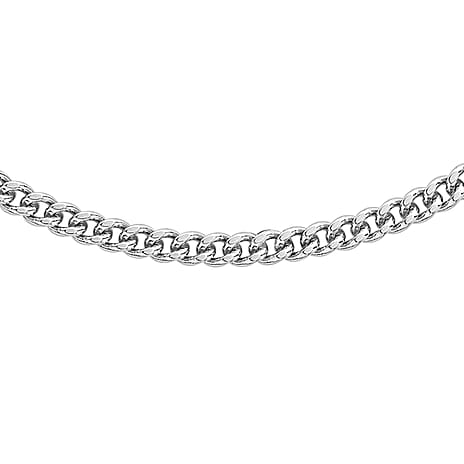 9K White Gold  Chain (Size - 20),  Gold Wt. 6.9 Gms