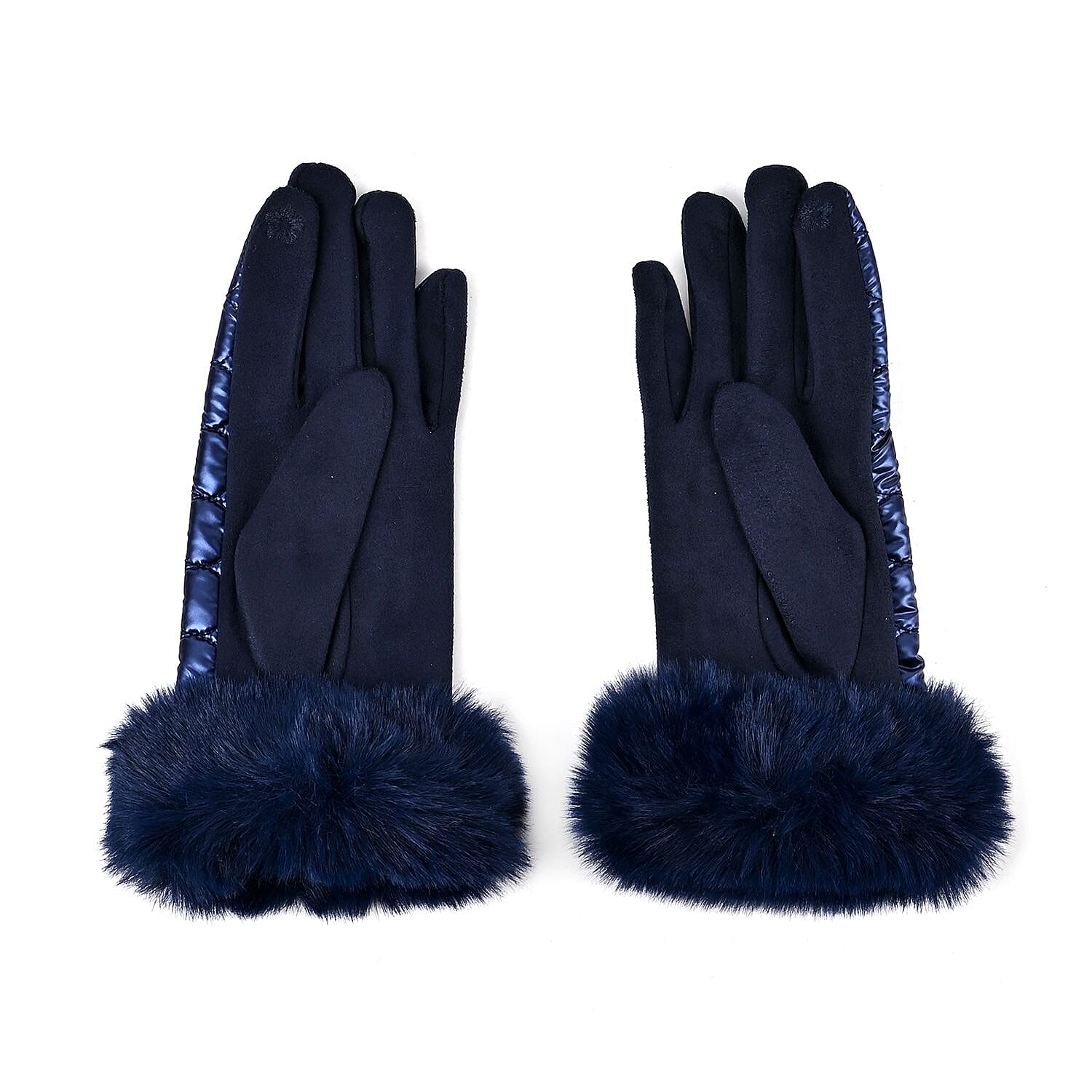  Glove and Mitten (Size 1x1x1 cm) - Navy