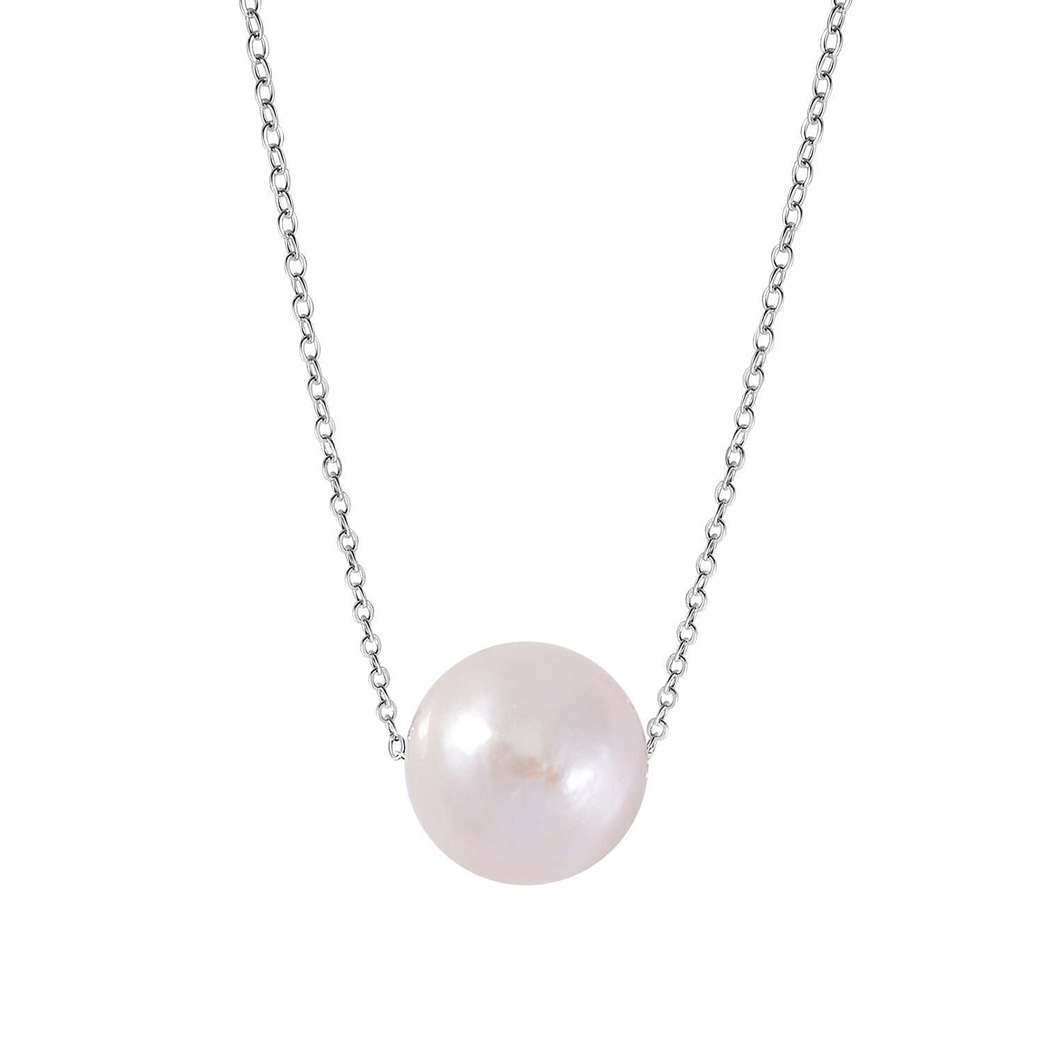 Sterling hot sale pearl necklace