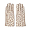 Leopard Pattern Warm & Lightweight Touch Screen Winter Gloves - Black