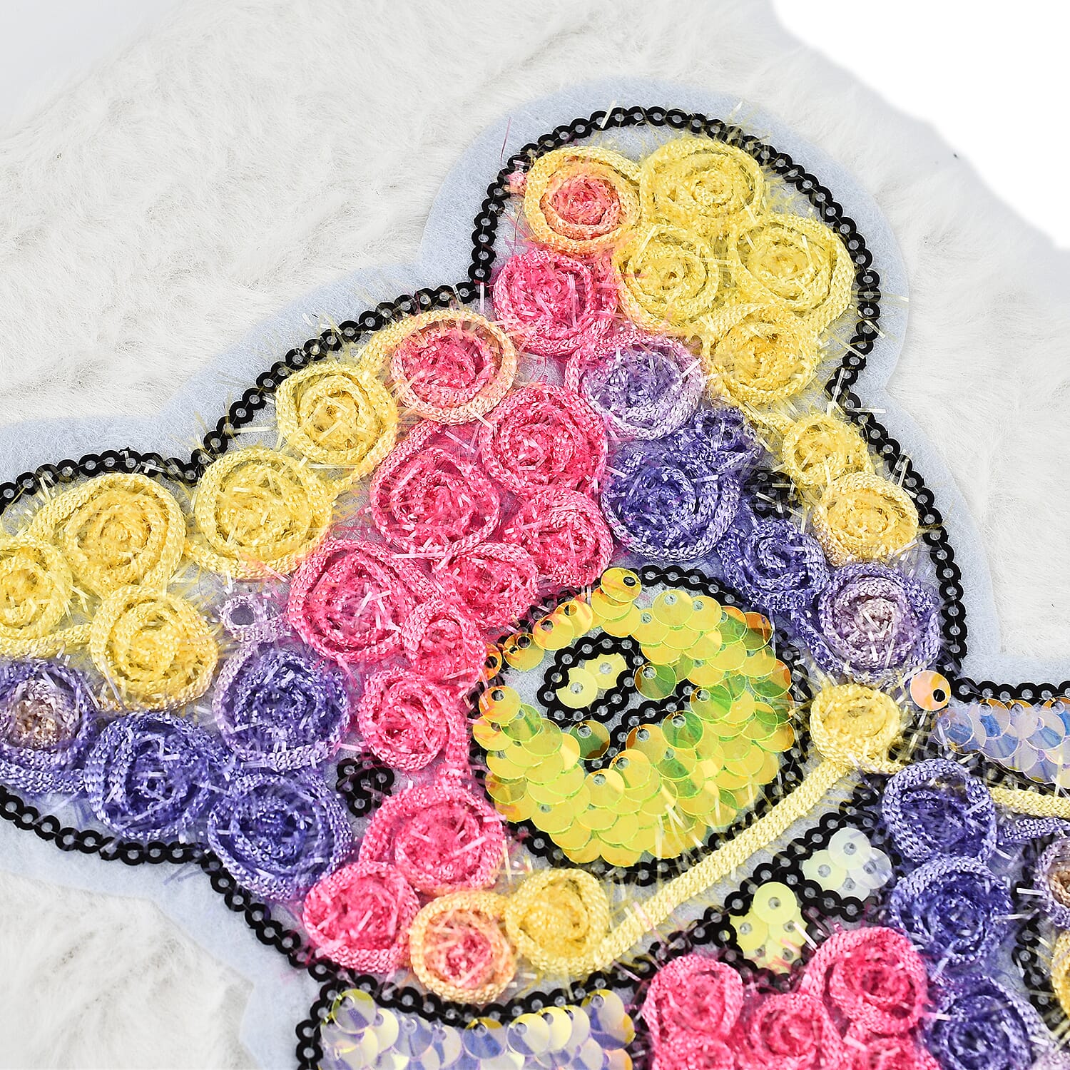 Fluffy Cover 3D Bear Pattern Notebook (80 Pages) - Multi