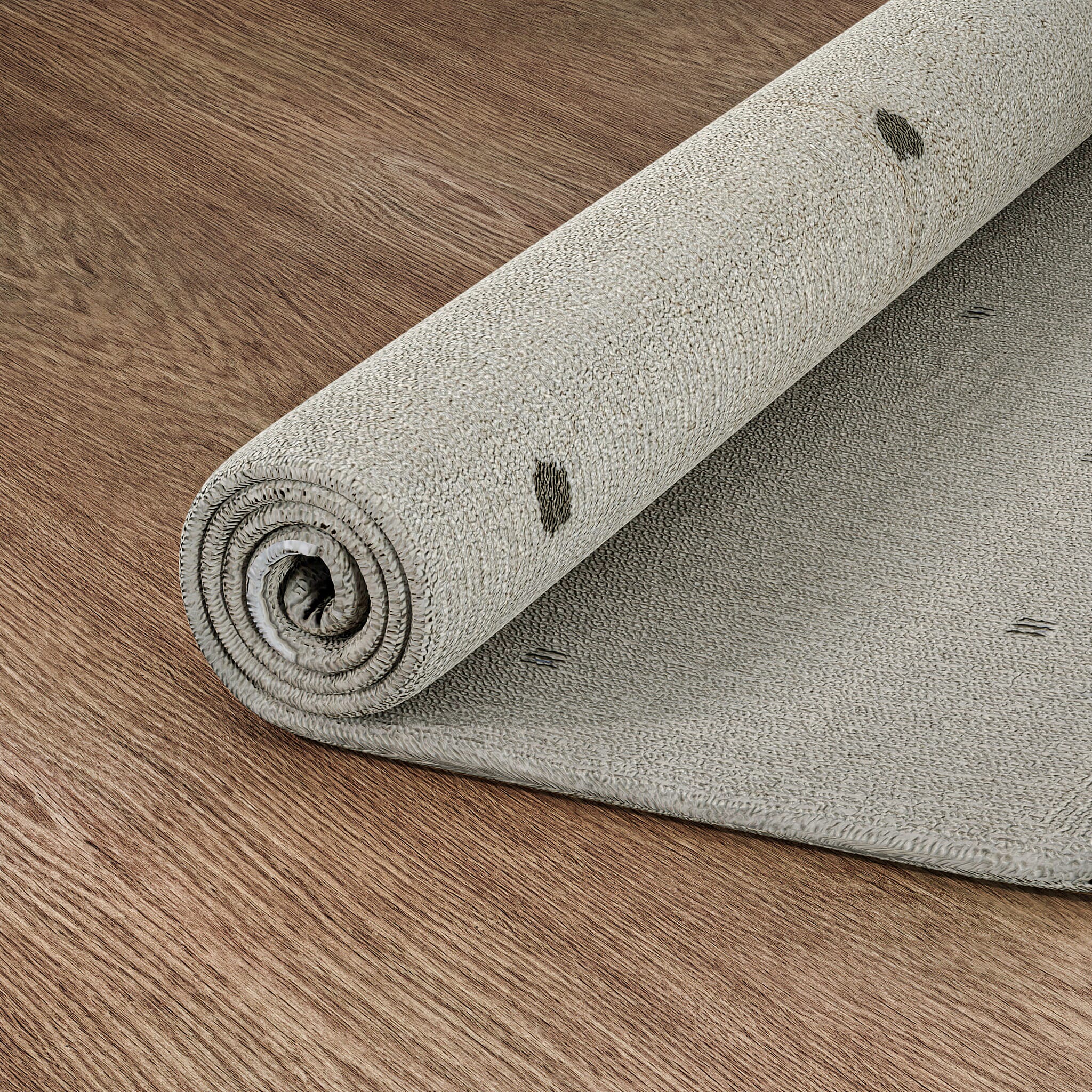  Cotton Tufted Area Rug - Cream