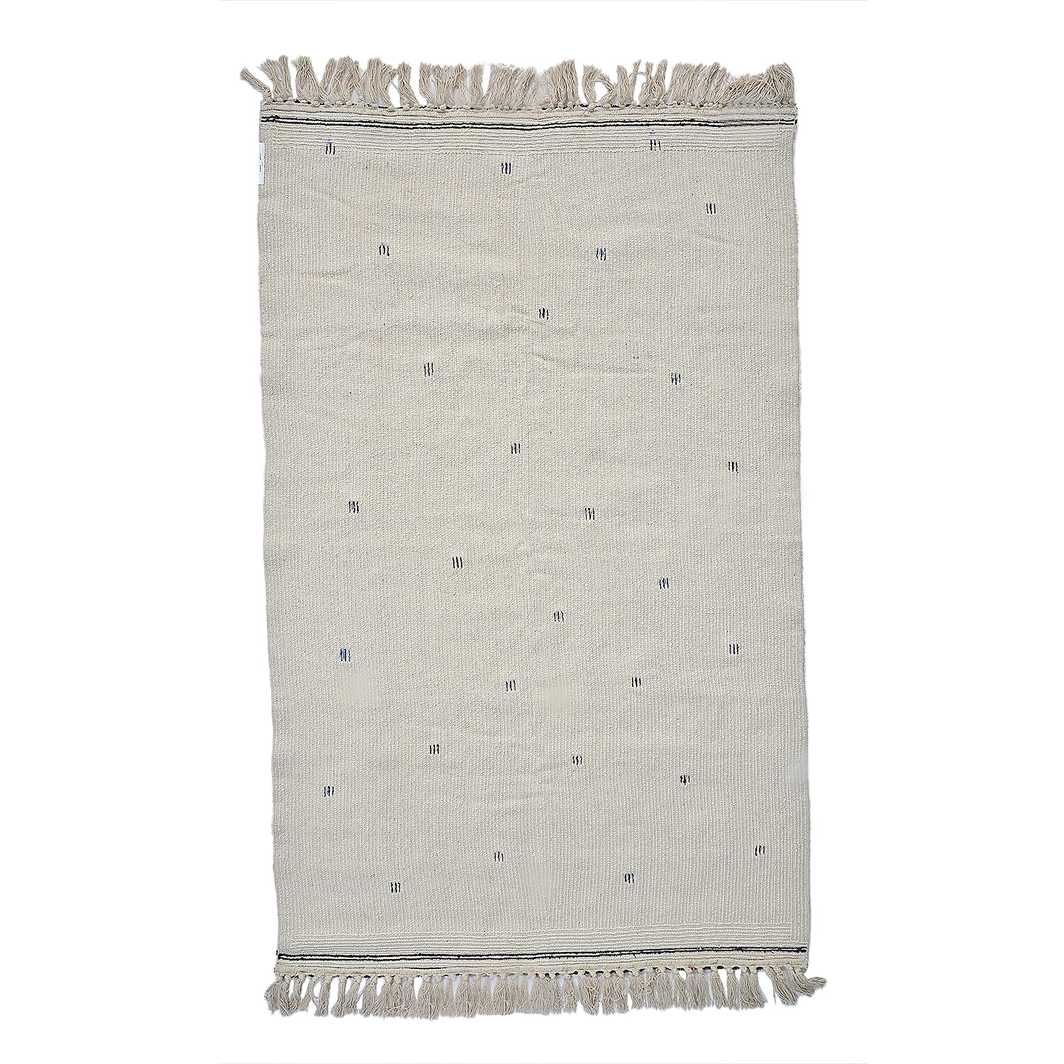  Cotton Tufted Area Rug - Cream