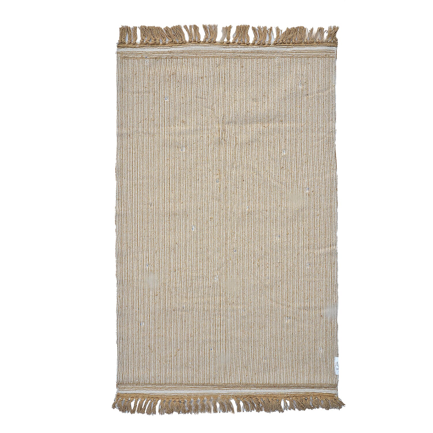 Handmade In India 100% Cotton Tufted Area Rug (Size 152 x 90 cm) - Brown