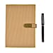 Luxury Notebook and Pen Set- Presented in a Gift Box - Gold