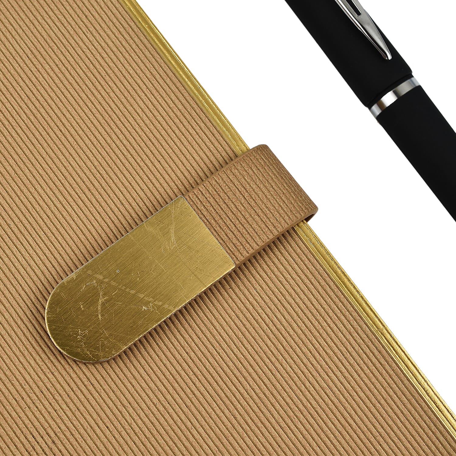 Luxury Notebook & Pen Set- Presented in a Gift Box - Gold