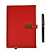 Luxury Notebook and Pen Set- Presented in a Gift Box - Gold