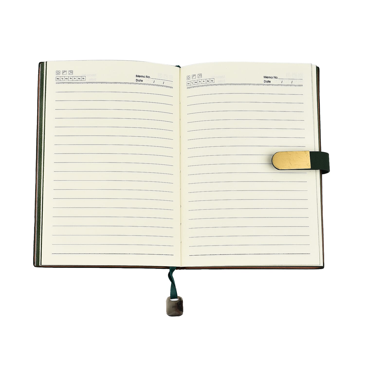 Luxury Notebook & Pen Set- Presented in a Gift Box - Green