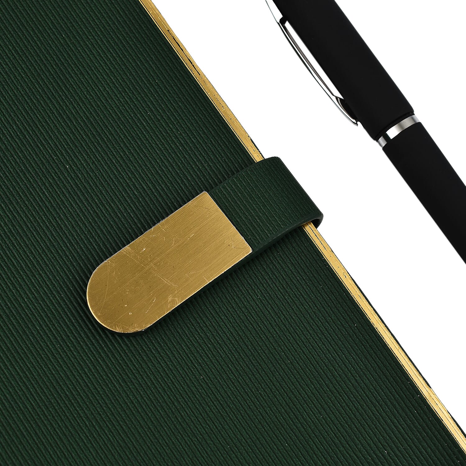 Luxury Notebook & Pen Set- Presented in a Gift Box - Green
