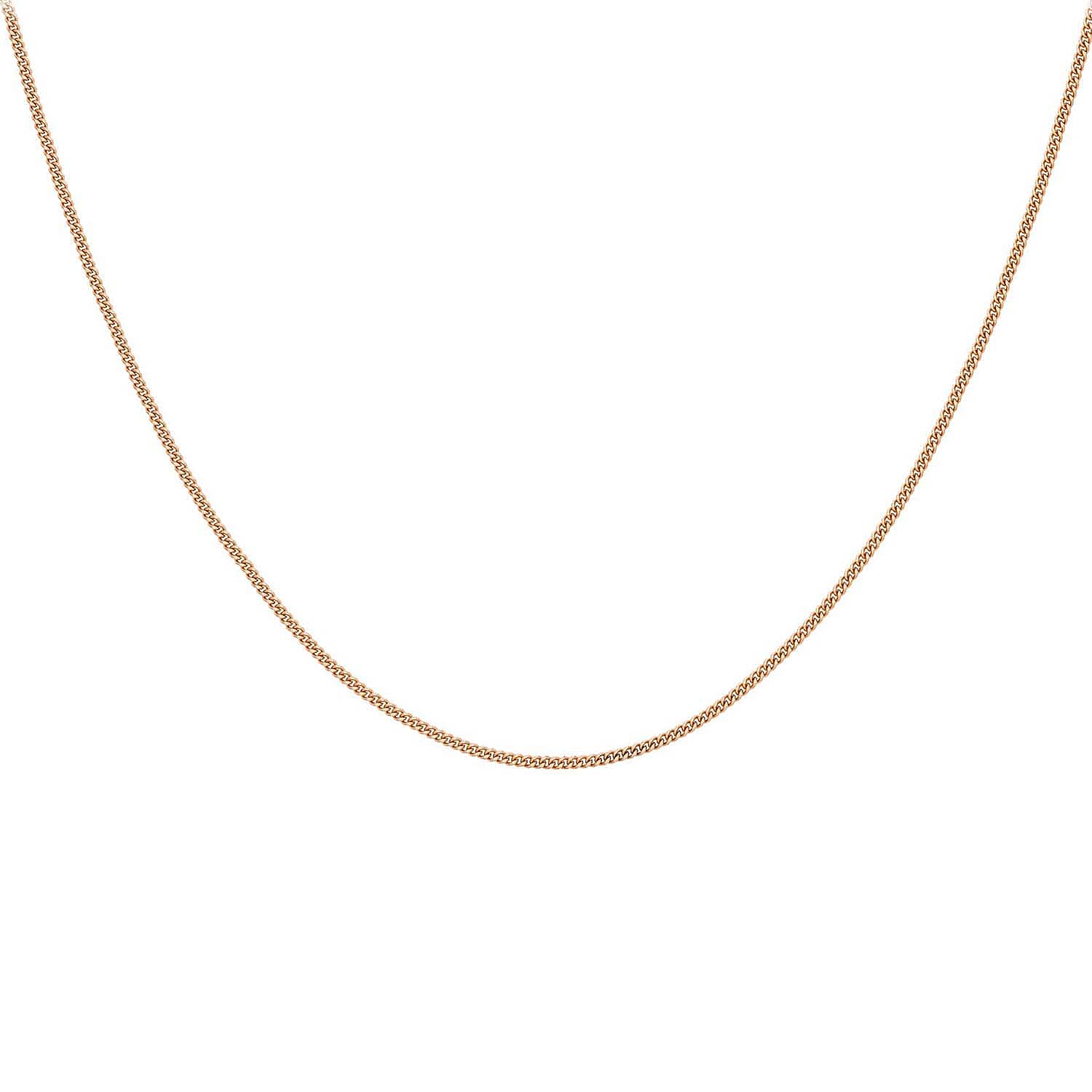 9K Rose Gold  Chain (Size - 20),  Gold Wt. 4.5 Gms