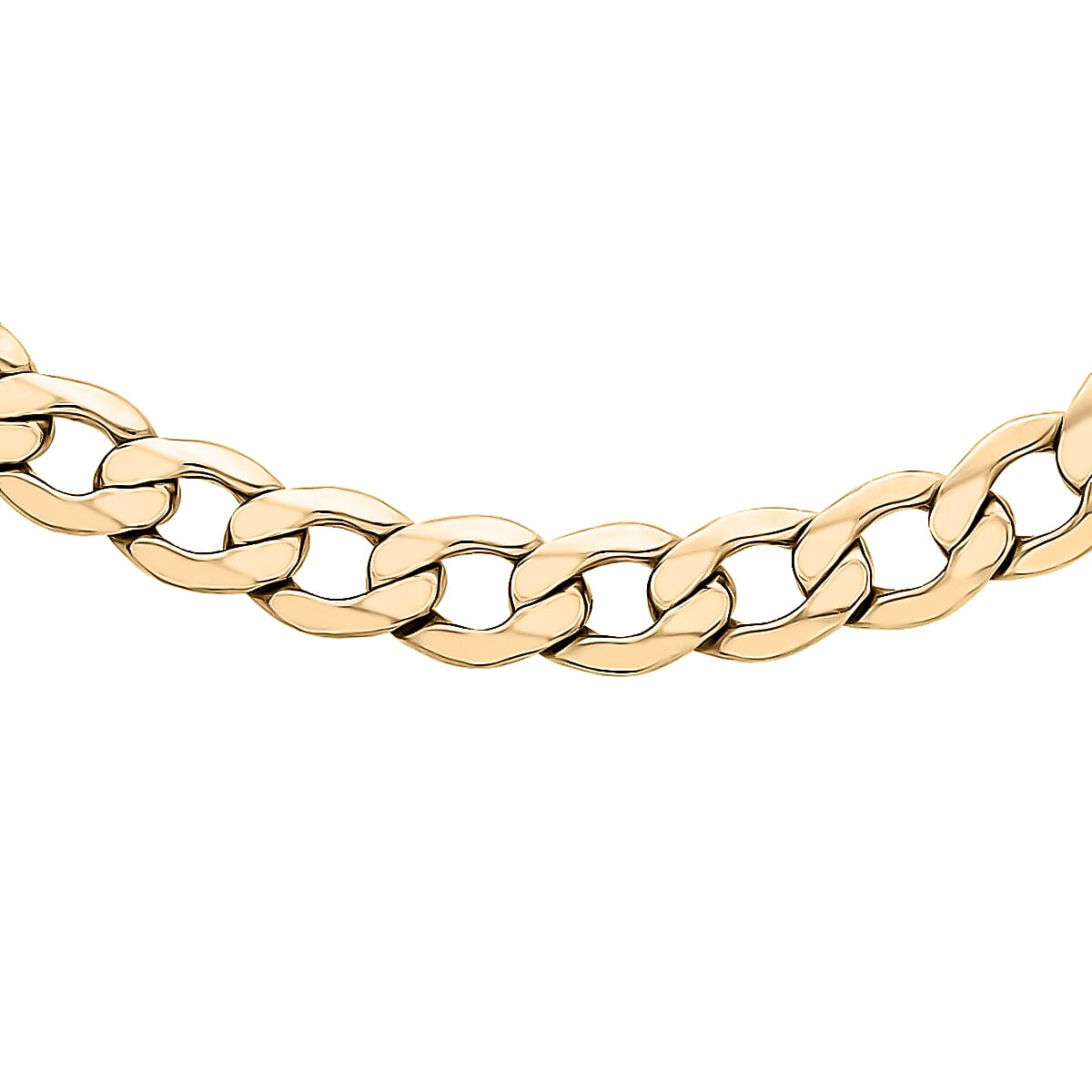 9K Yellow Gold Curb Necklace (Size - 20), Gold Wt. 10.60 Gms